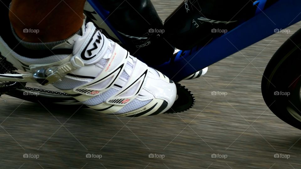 Northwave Evolution SBS cycling shoe in action