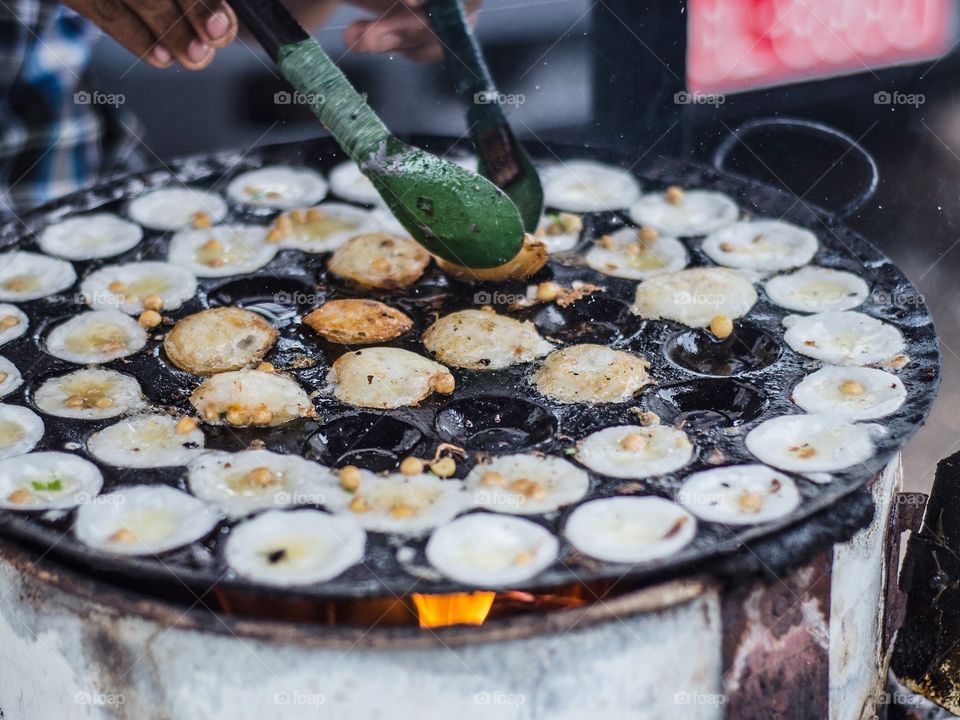 Quail egg omelettes