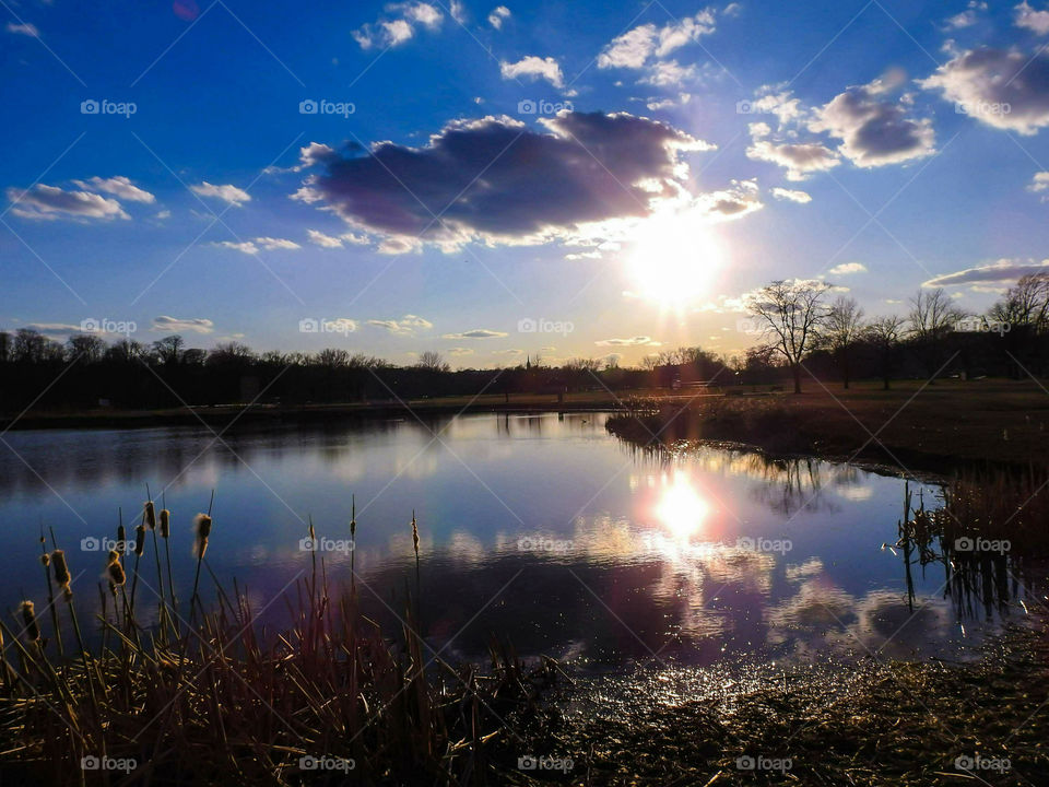 Evening Water Reflections