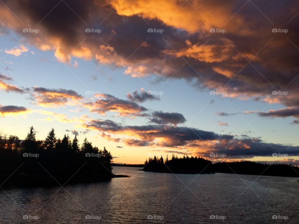 Acadian Sunset, Maine 