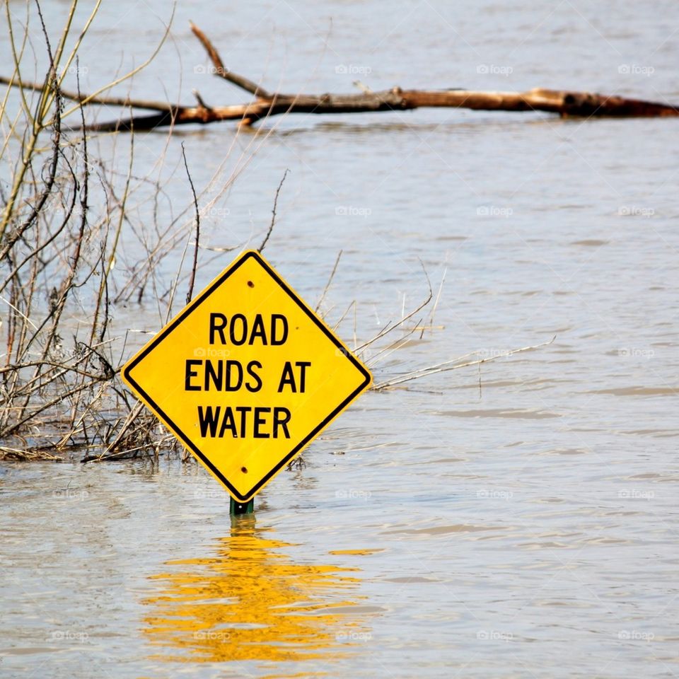 Road Ends At Water
