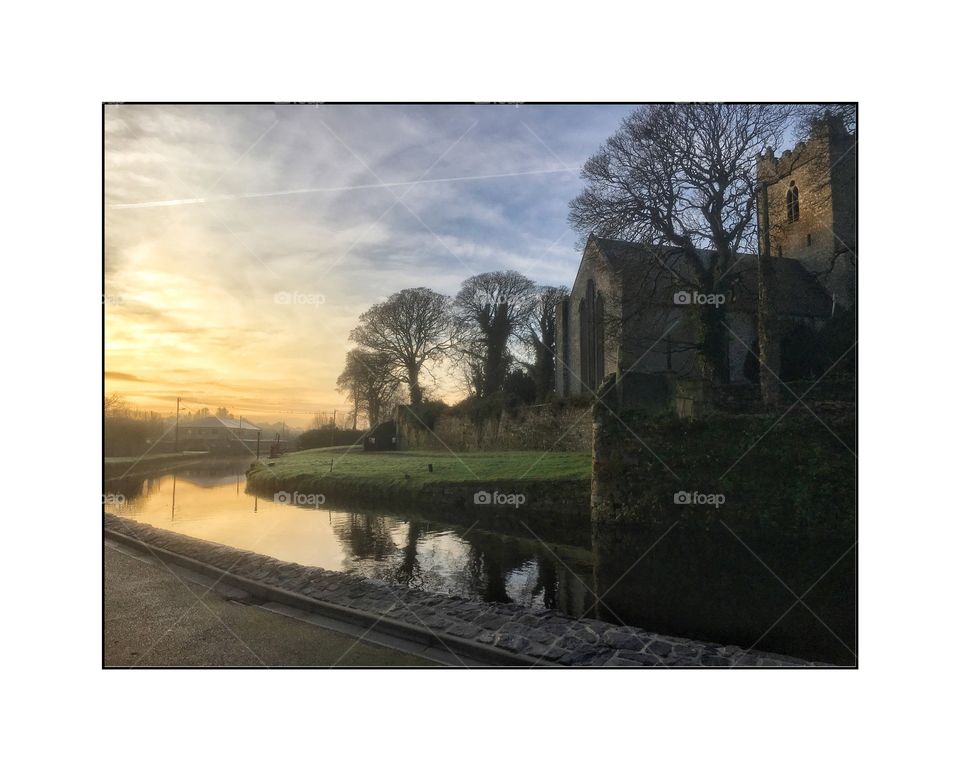 From between the waters