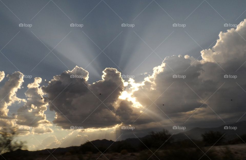 Spectacular Arizona Clouds & Sun