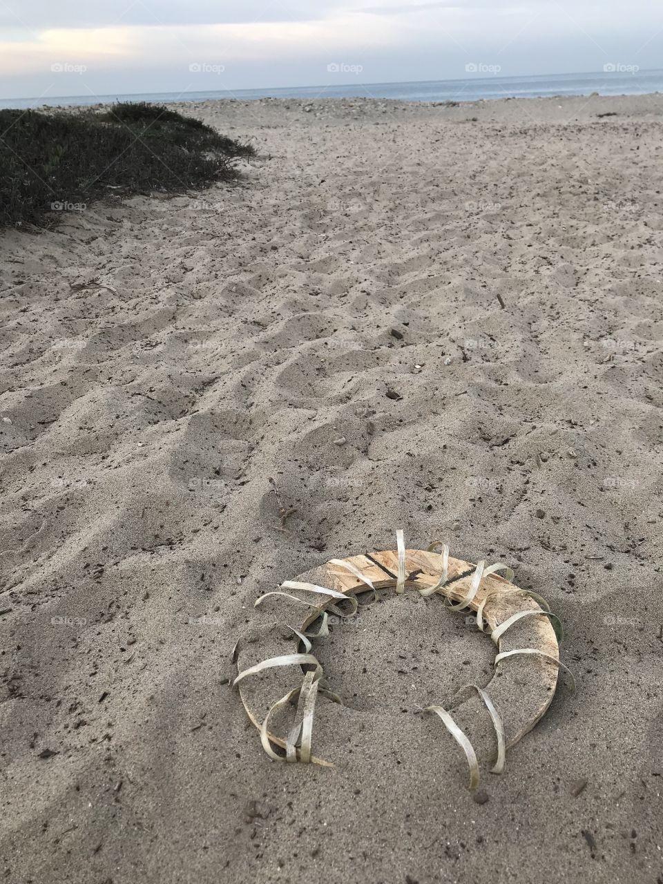 Beach debris