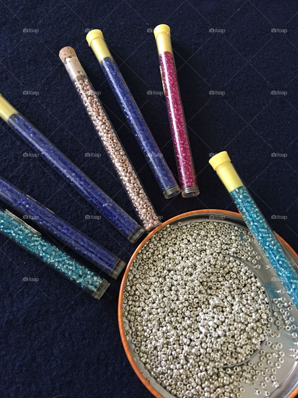 Seed bead supplies for crafting 