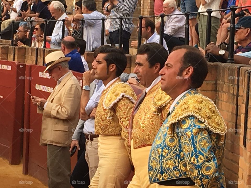 Seville, Spain “Bull Agitators”