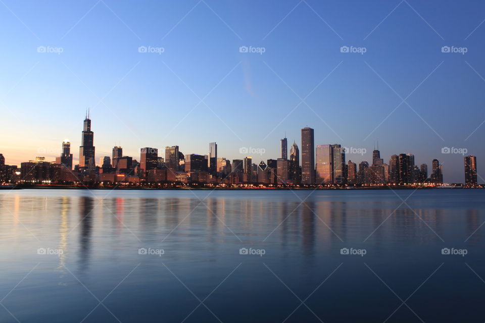 Chicago twilight