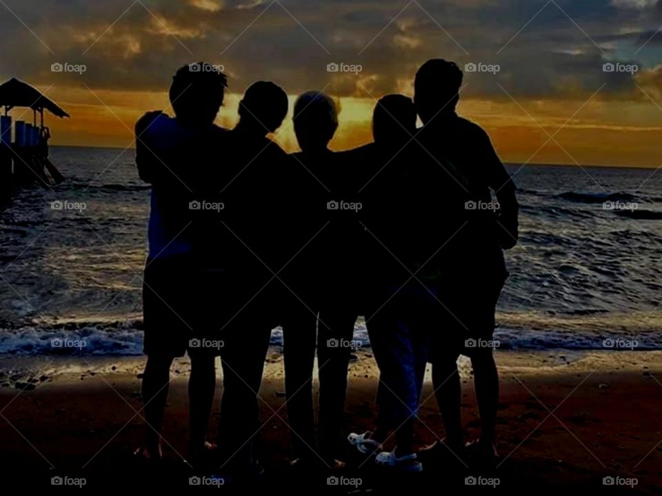 Silhouette of a Family