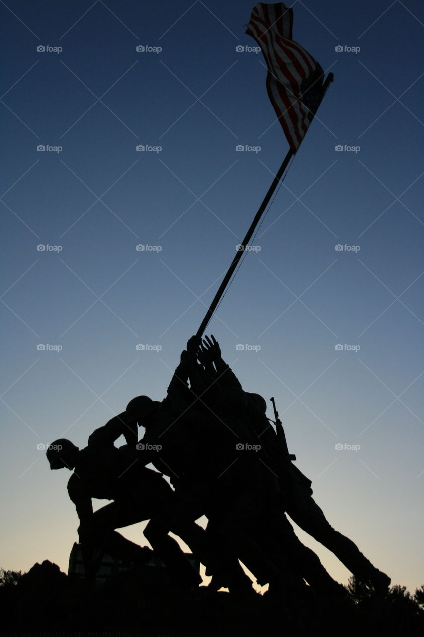 Our country’s resolve is symbolized in many ways, but the Iwo Jima memorial is a testament to our strength and ability to work together for good!
