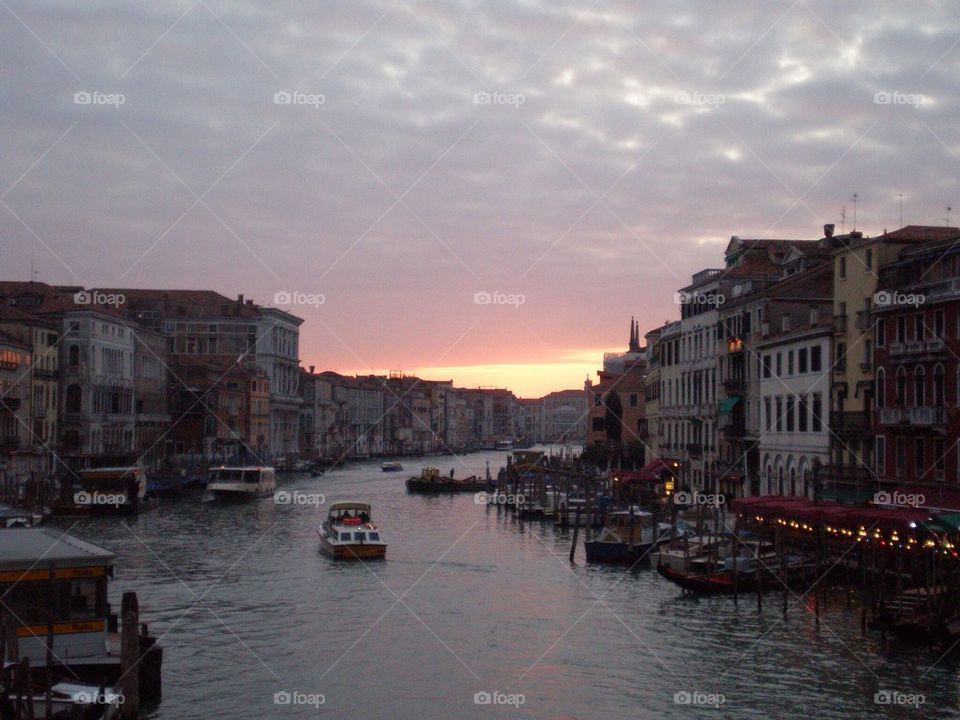 Venice At Sunset