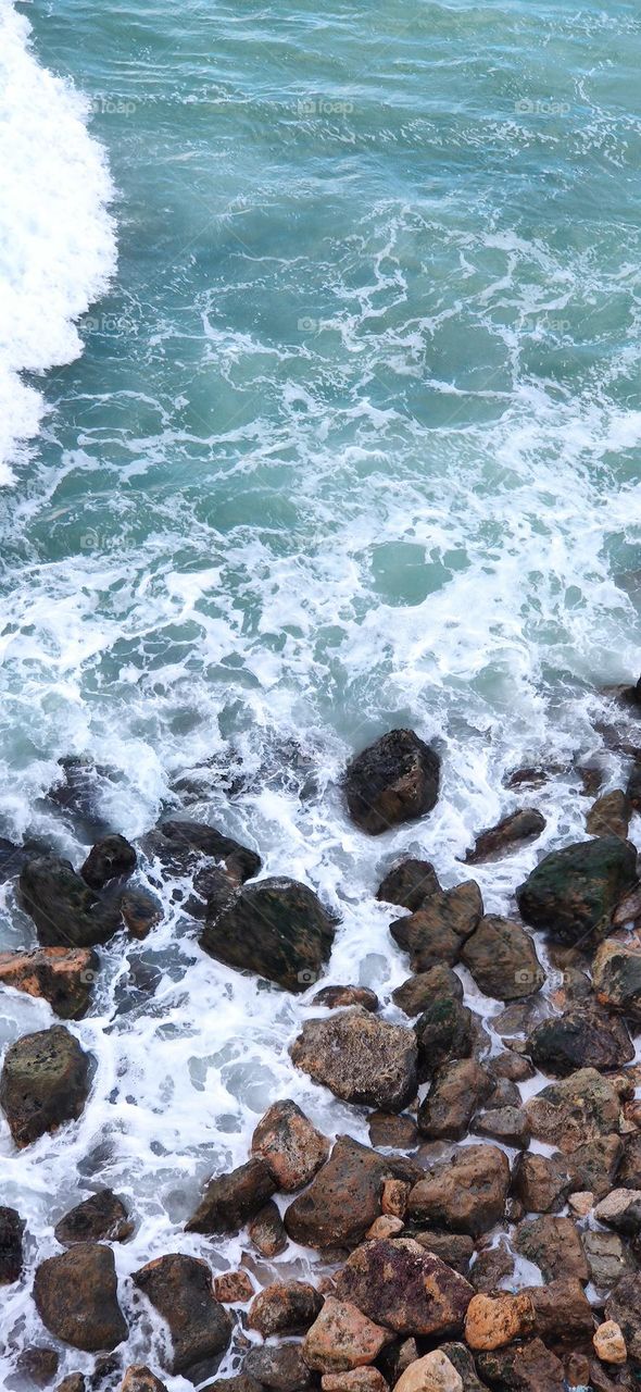 rocks in the sea