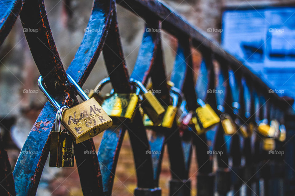 Locks of love from Venice