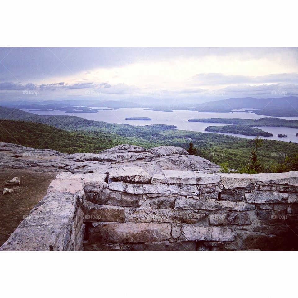 The peak of Mount Major 