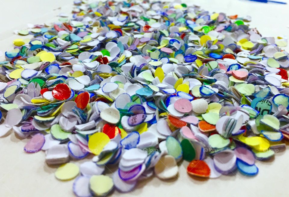 Recycled papers for designs