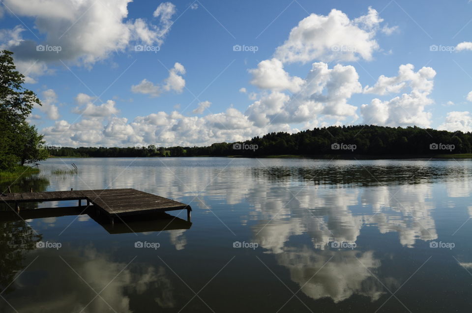 beautiful lake in Poland