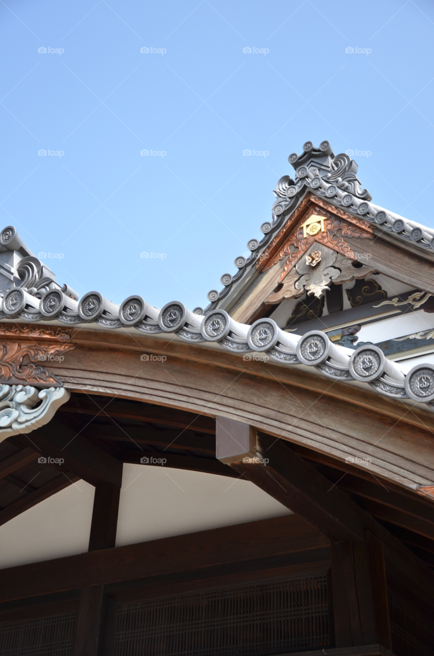 sky japanese roof tiles by hugo