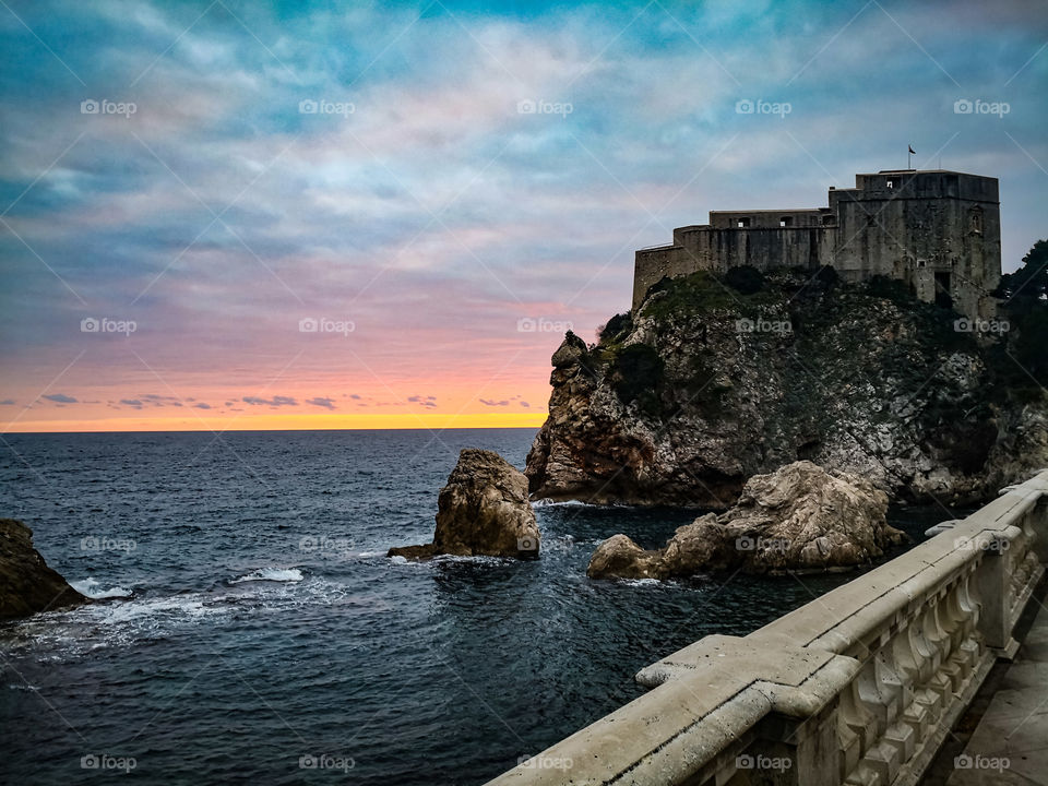 Castle on the sea.