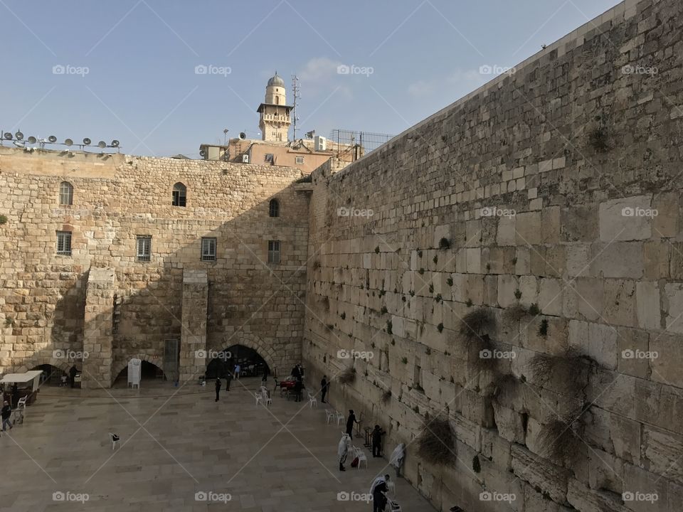 Religion - The Western Wall and Temple Mount in Jerusalem, Israel.
