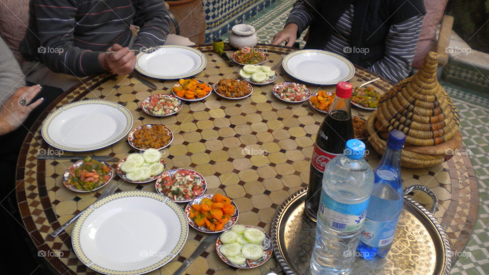 Some typical morrocan food