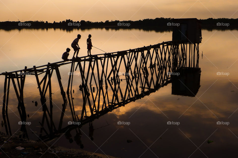 fishing friends