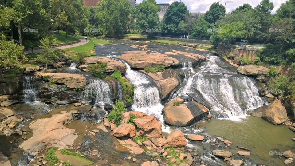 Reedy Falls Park, Greenville, South Carolina