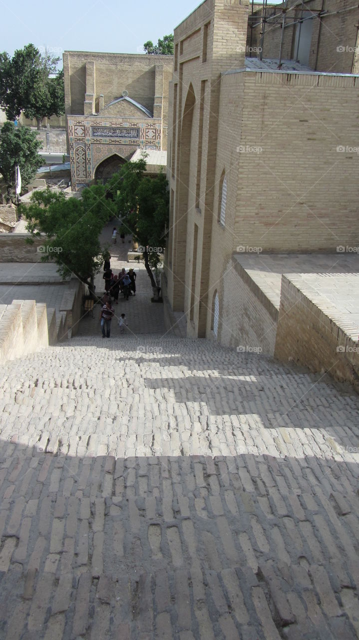 Stairs of Shahi Zinda Samarkand