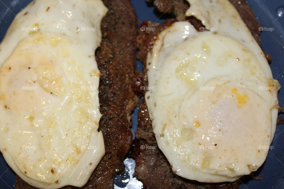 steak and eggs
