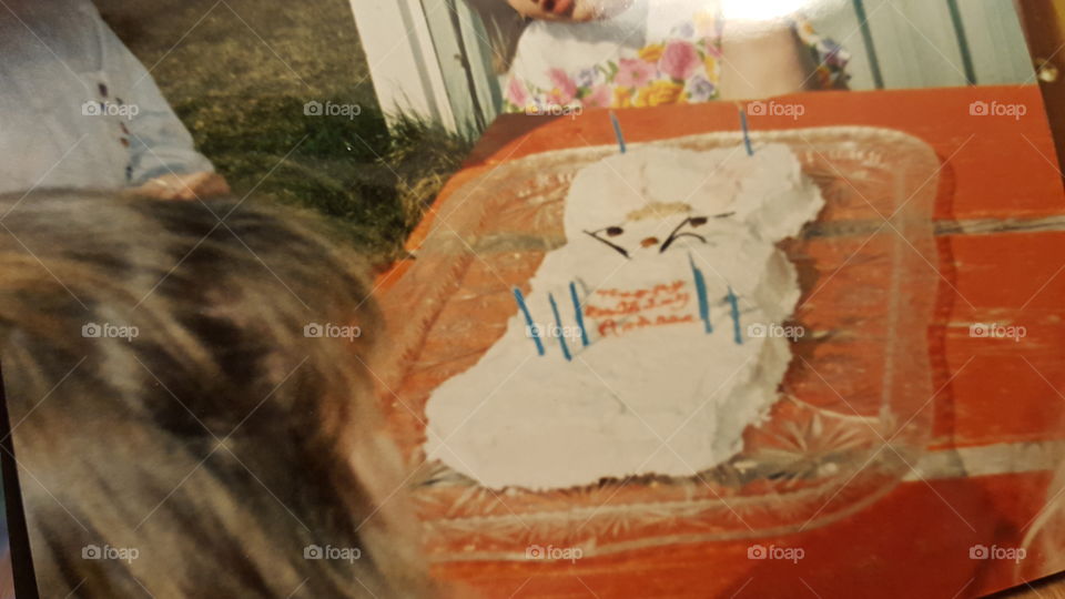 Birthday bunny cake