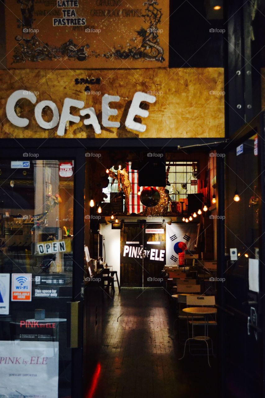 Crazy cool coffee house 