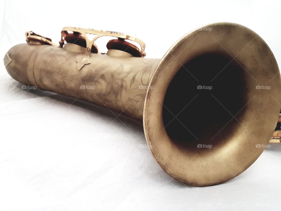 Vintage tenor saxophone