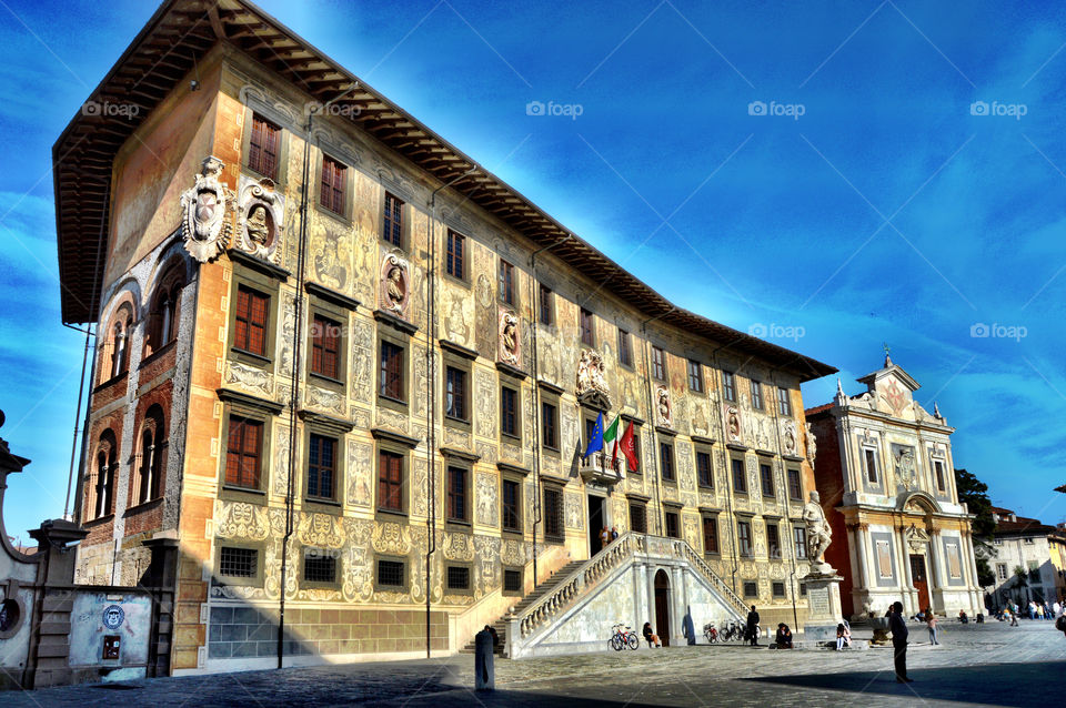 Palazzo della Carovana, en la Plaza de los Caballeros. Palazzo della Carovana, en la Plaza de los Caballeros (Pisa - Italy)
