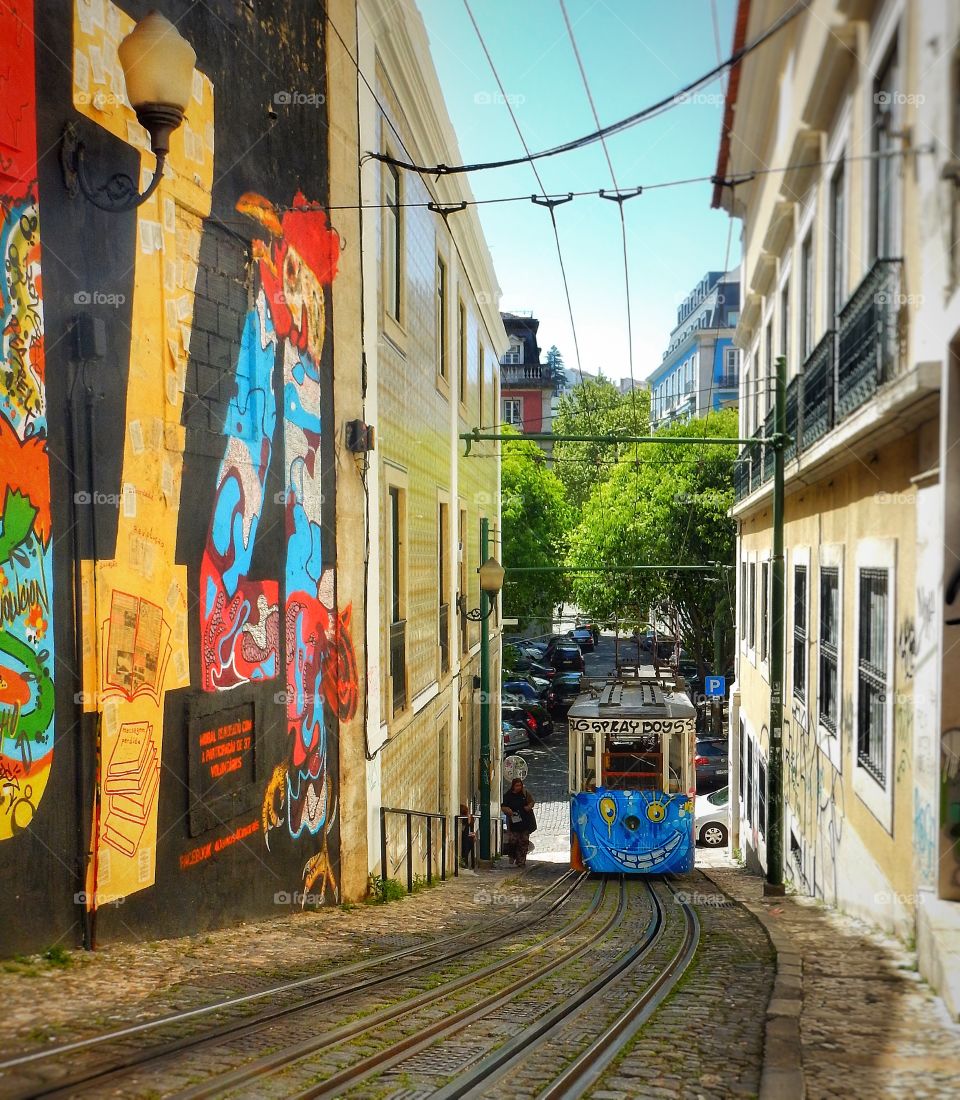 Lisbon tram 