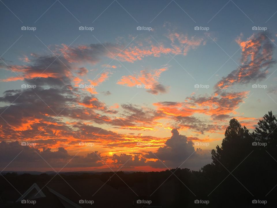 Amazing Tennessee sunset
