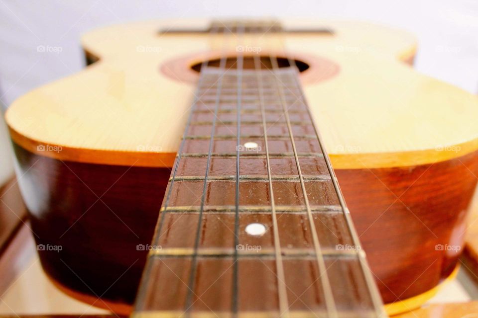 Close-up of a guitar