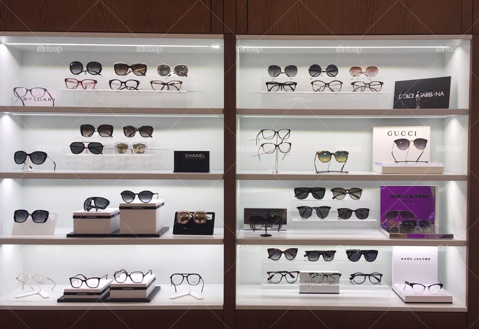 Glasses and Sunglasses, Gucci, Dolce Gabbana, Marc Jacobs, Saint Laurent, Chanel 