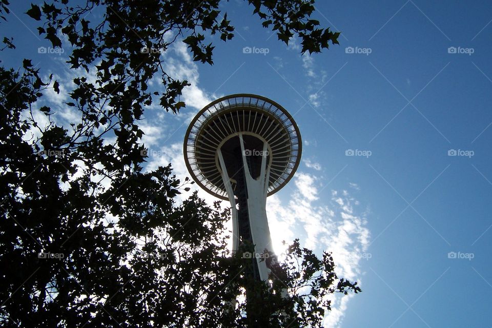 space needle. visiting the city