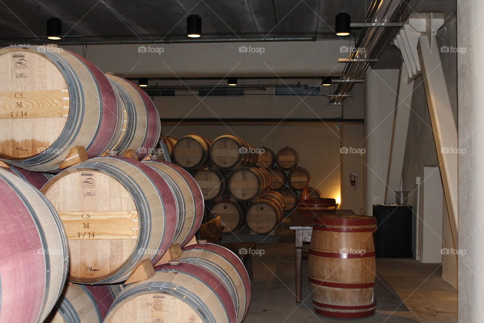 Wine barrels 