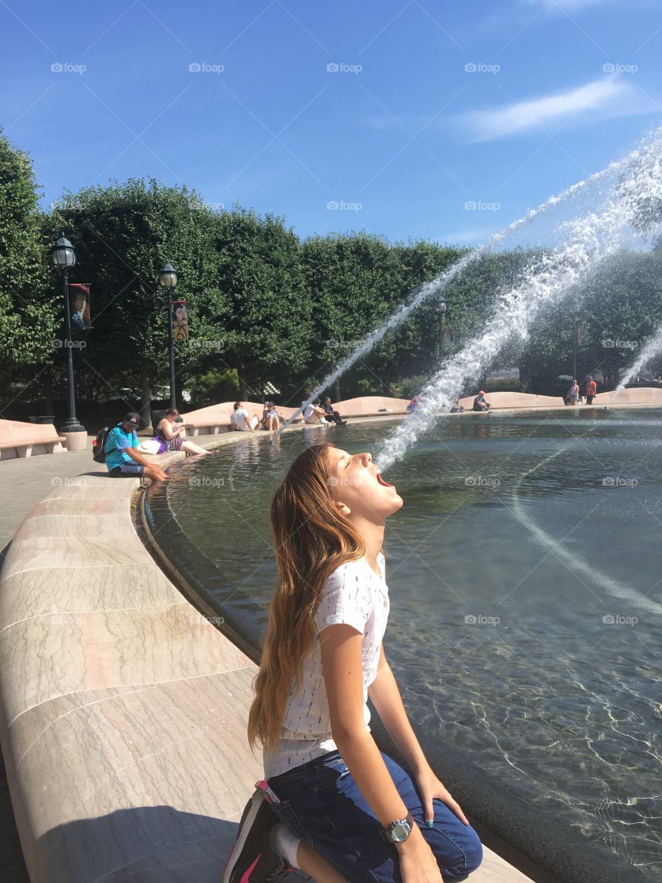 Washington DC fountain 