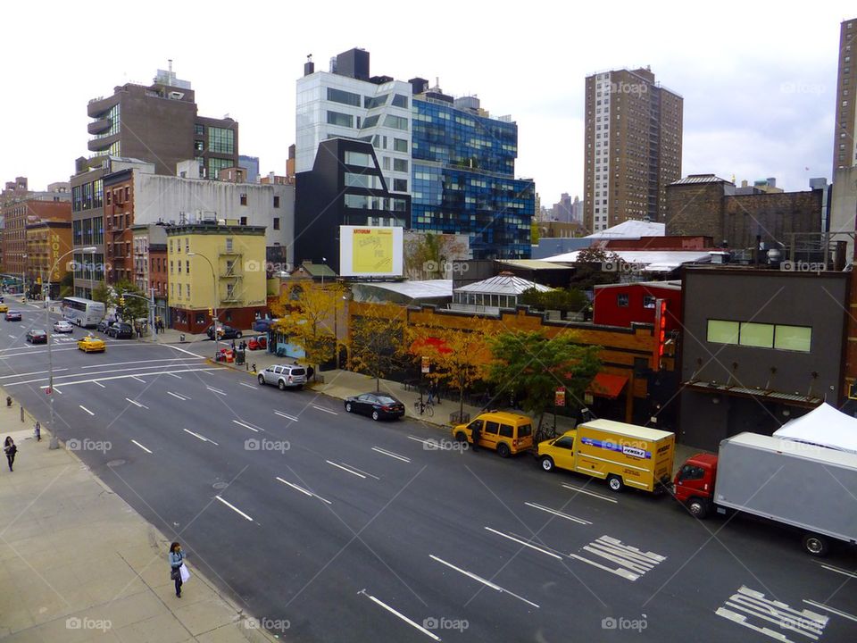 NEW YORK CITY HIGH LINE  PARK CITY VIEW