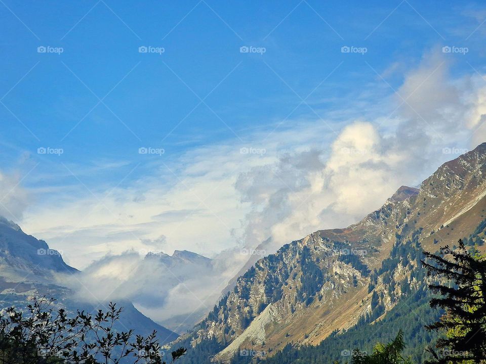 Bergwelt am Flüelapass