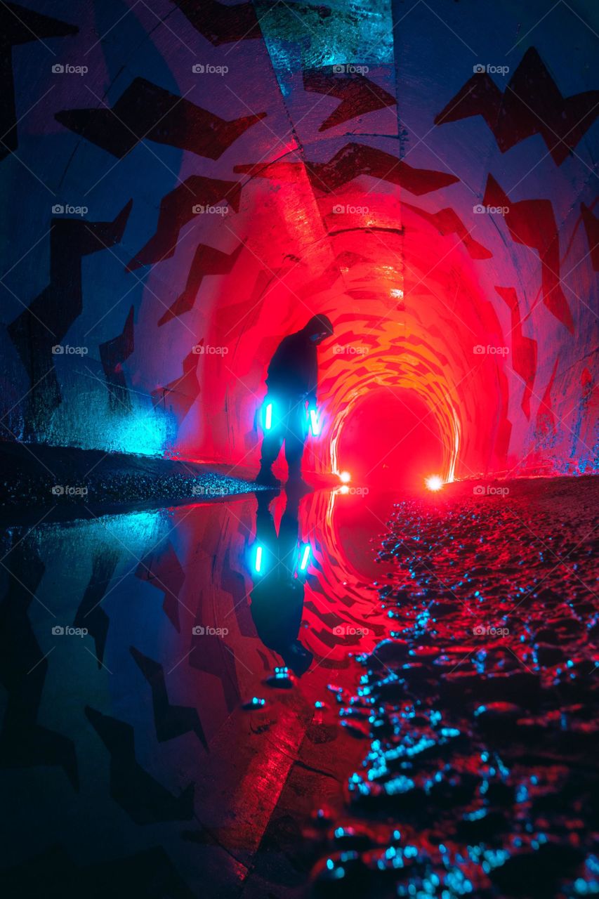 colorful underground