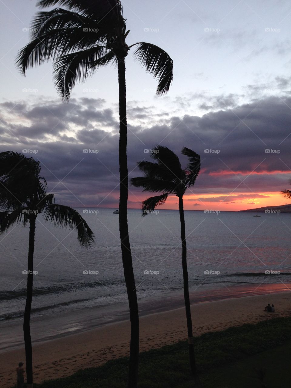 Hawaiian sun down