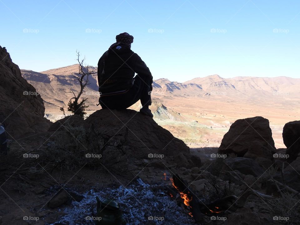 Meditation on the mountain