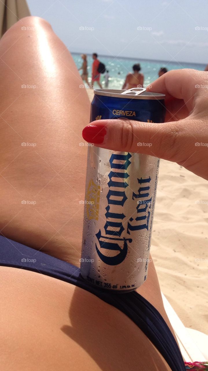 Corona at the beach 