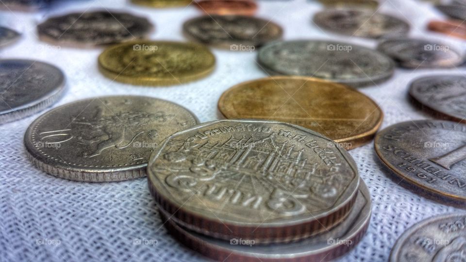 Currency. Coins