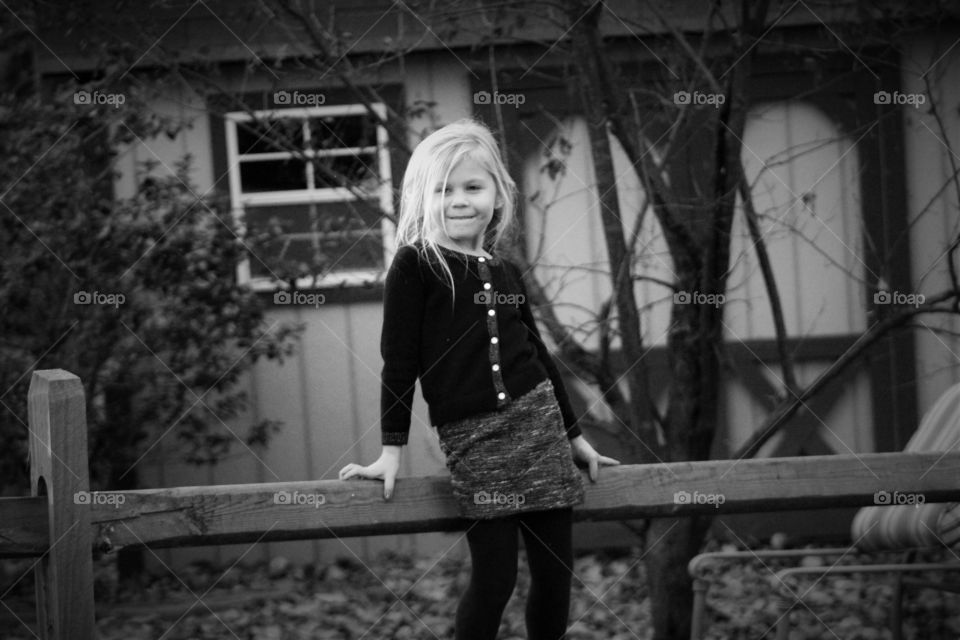 Portrait of a woman posing