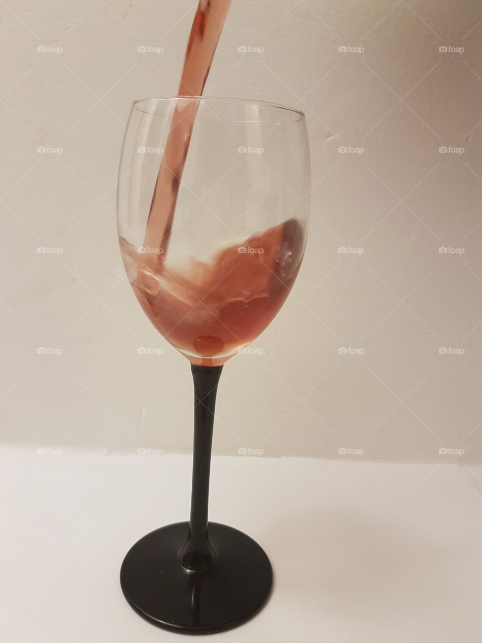 a red glass of wine