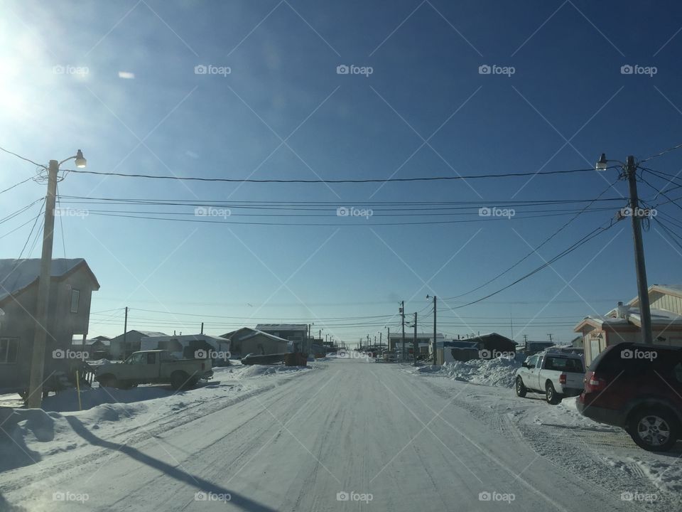 Vehicle, Transportation System, Winter, No Person, Industry