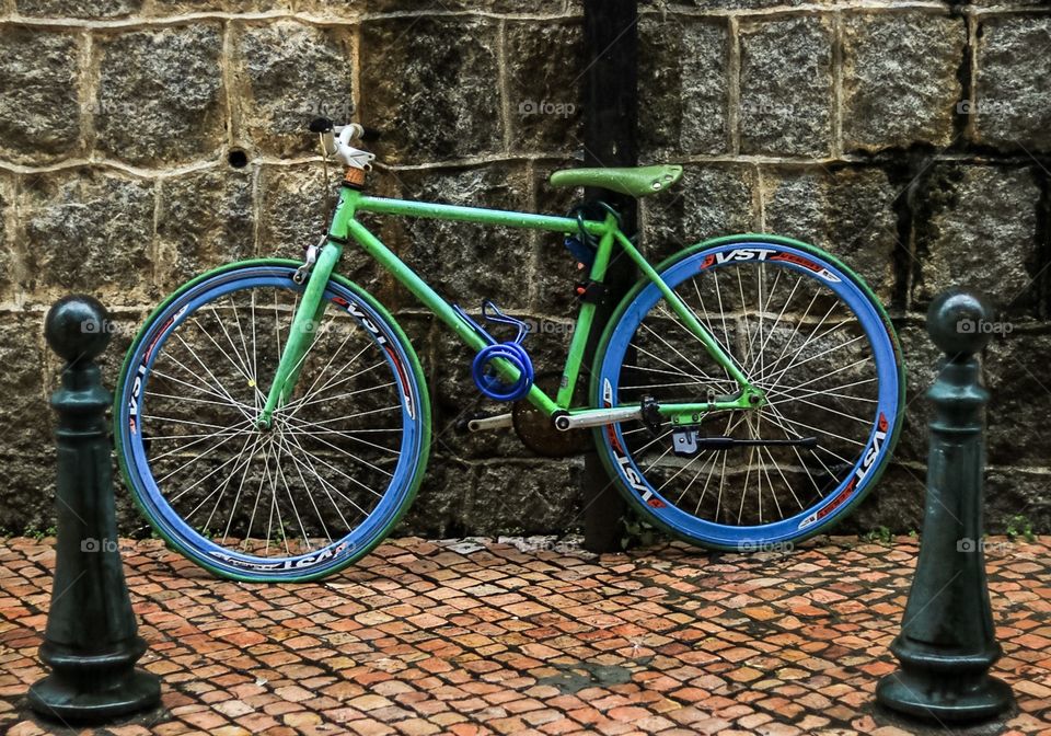 Colorful Vintage bike