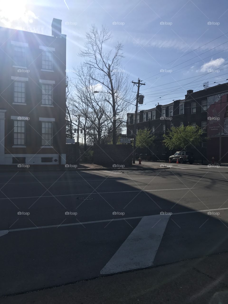 Street, Road, No Person, Building, City